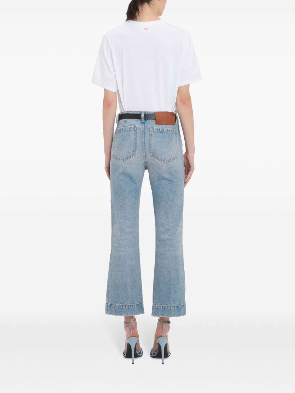 VICTORIA BECKHAM Flared Denim Jean Pants for Women