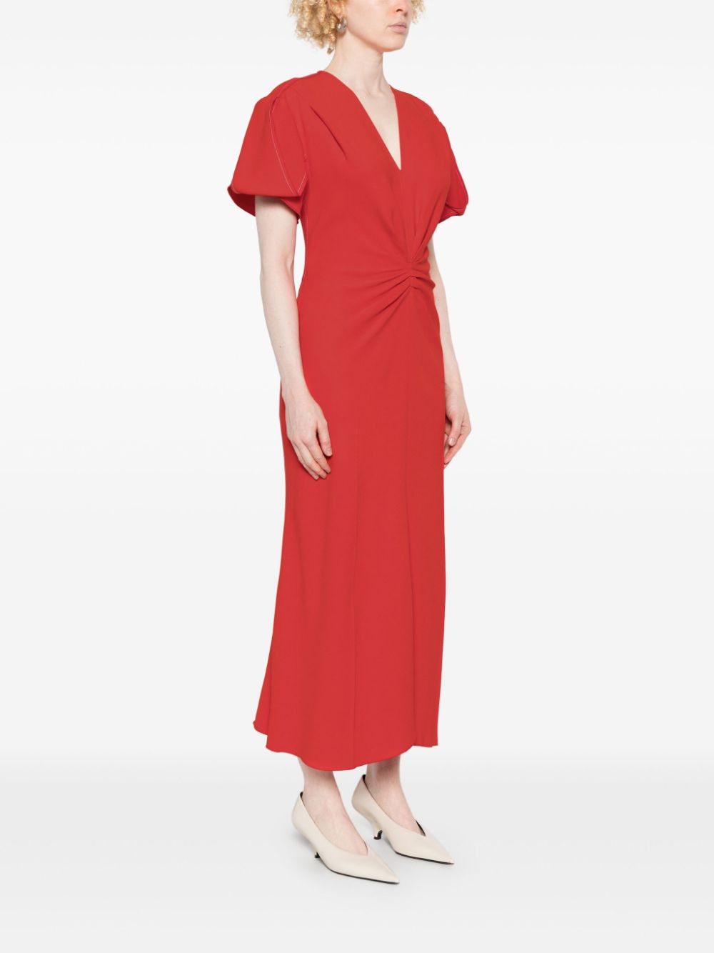 VICTORIA BECKHAM Gathered Details Dress