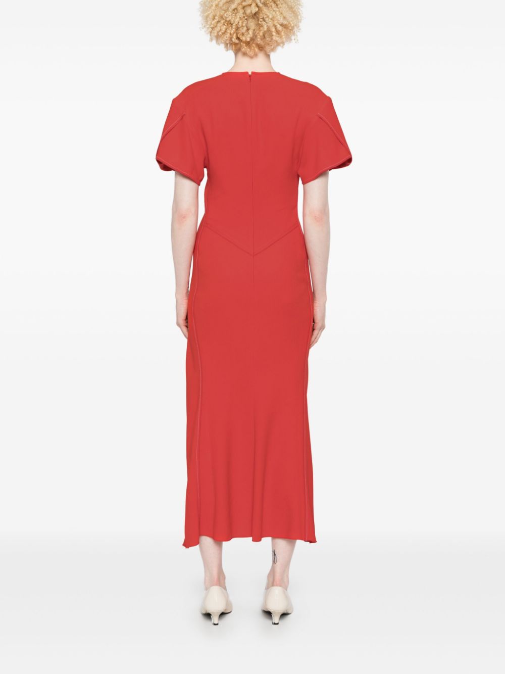 VICTORIA BECKHAM Gathered Details Dress