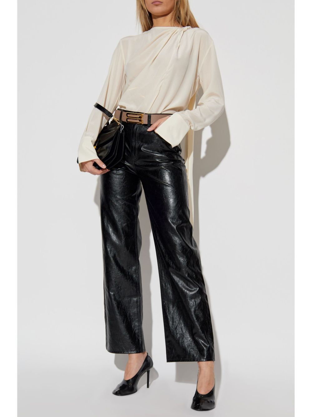 VICTORIA BECKHAM Knotted Neck Blouse
