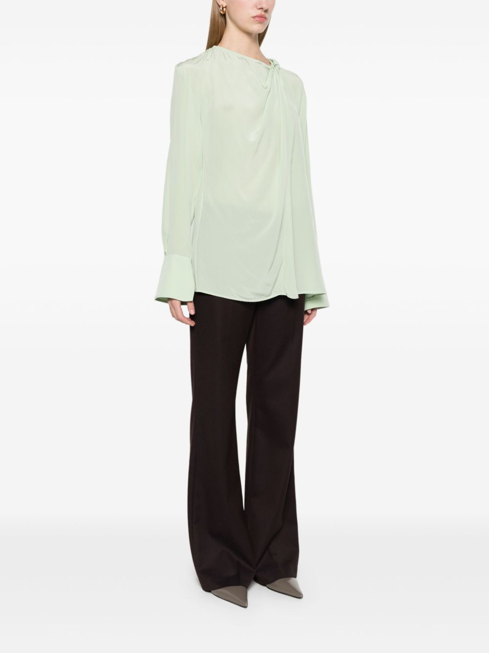VICTORIA BECKHAM Knot Neck Blouse