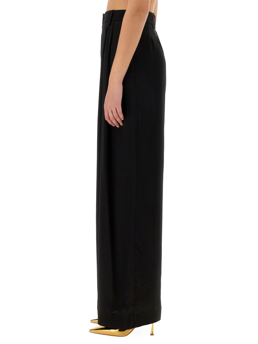 NINA RICCI Wide-Leg Pants with Pleat - Size 36