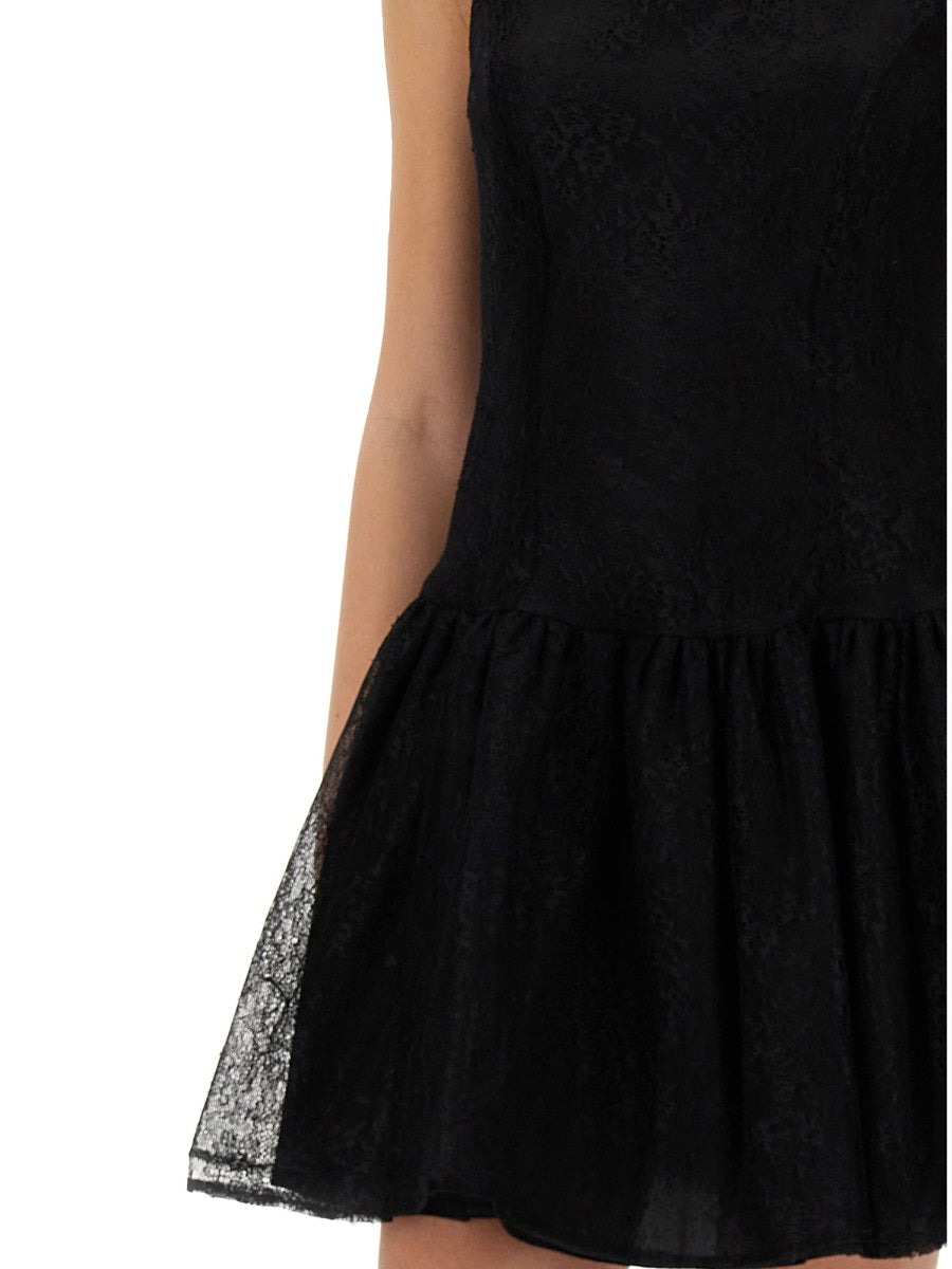 NINA RICCI Slim Fit Mini Dress with Peplum Skirt - Size 36