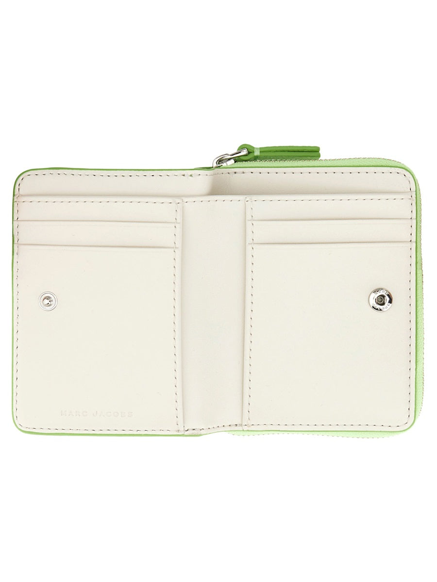 MARC JACOBS Compact Mini Leather Wallet