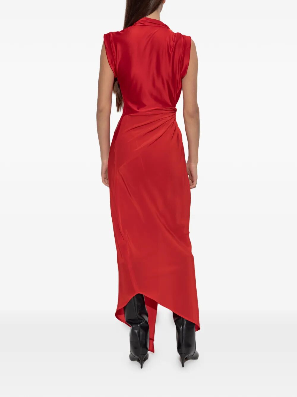 VICTORIA BECKHAM Asymmetric Twist Detail Dress