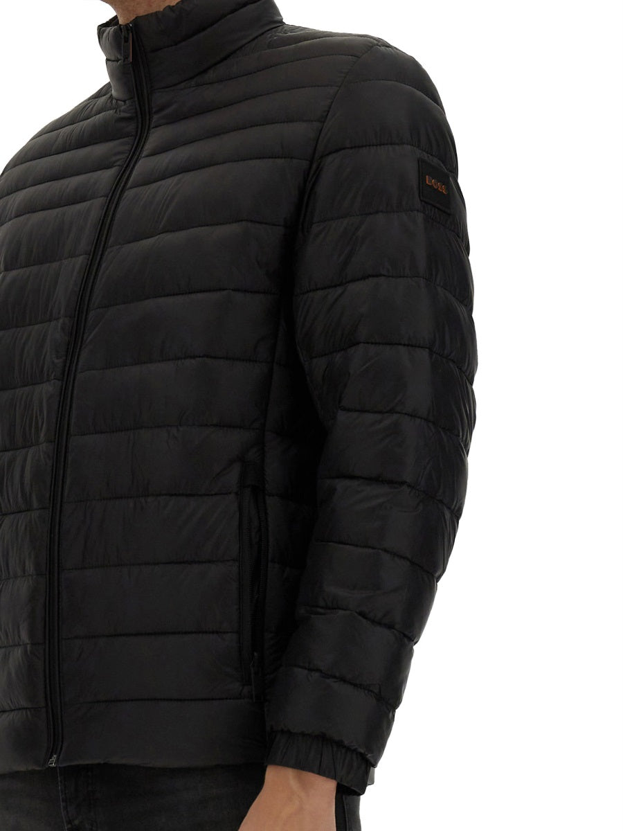 BOSS Men's Down Jacket with Logo - Size 48