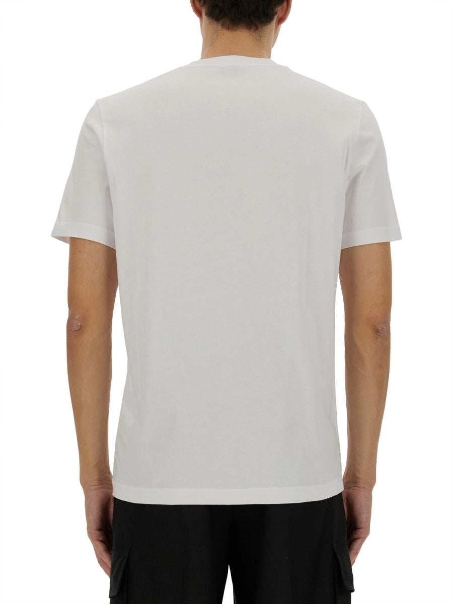 MONCLER Classic Logo Print T-Shirt - Size L