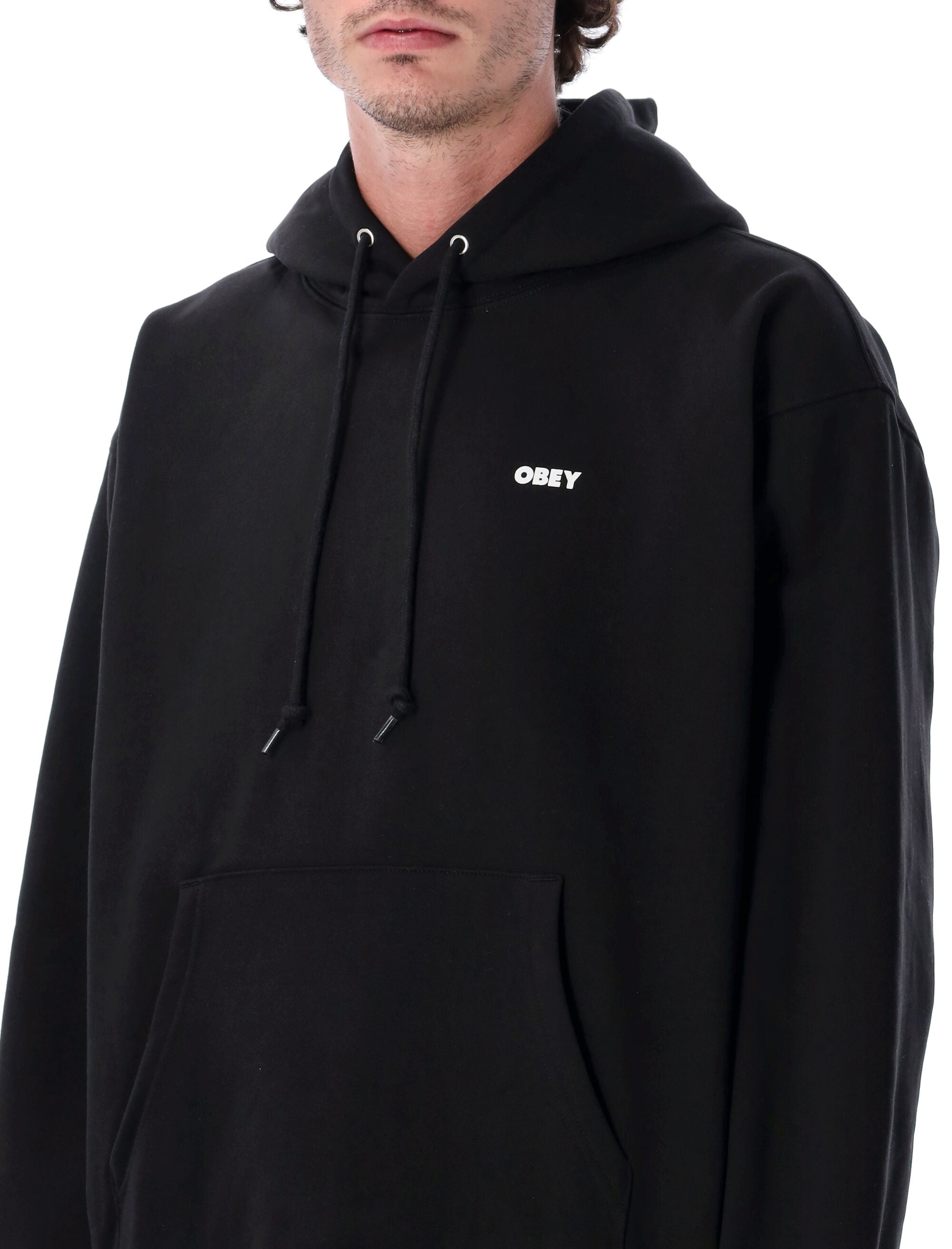 OBEY World in Flames Premium Hoodie - Men's Relaxed Fit