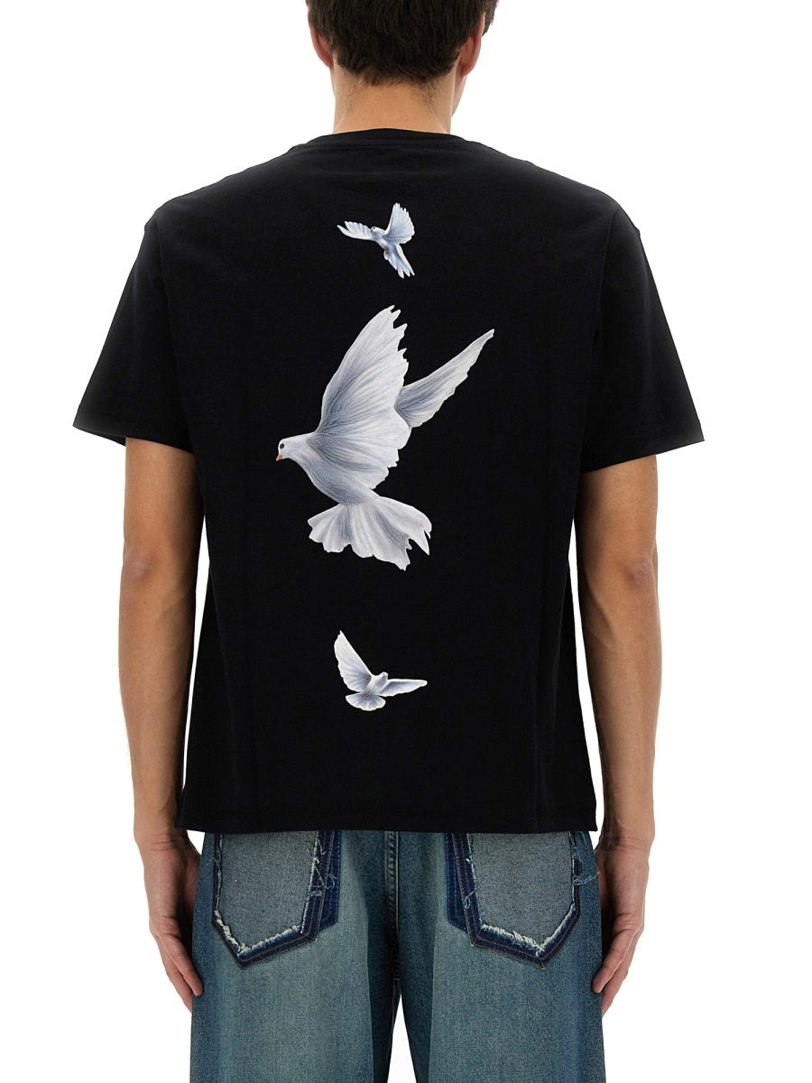 3.PARADIS Freedom Doves T-Shirt - Size L
