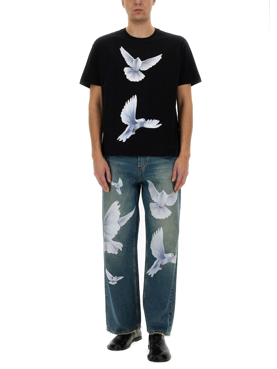 3.PARADIS Freedom Doves T-Shirt - Size L
