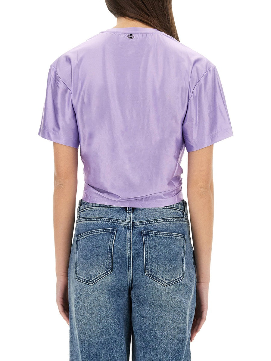 RABANNE Cropped T-Shirt for Women - Spring/Summer 2025
