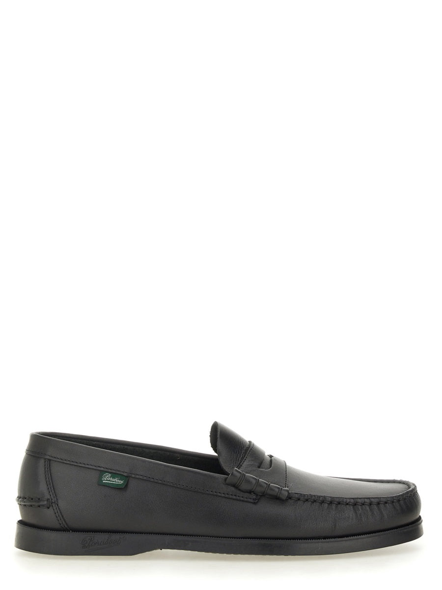 PARABOOT Men's Moccasin with Rubber Sole
