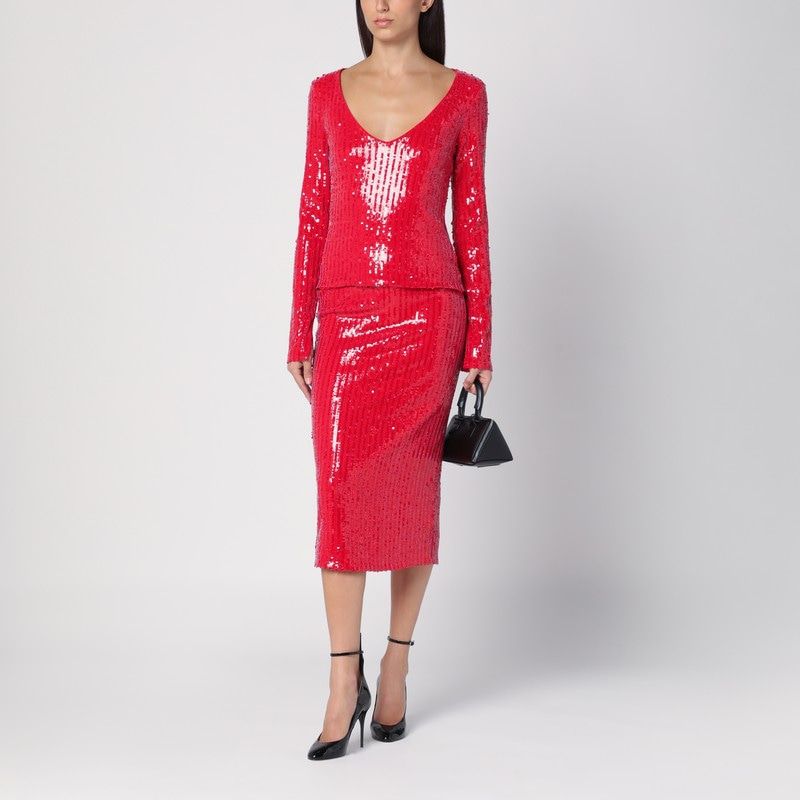 ROTATE BIRGERCHRISTENSEN Mini Sparkle Sweater  - FW24