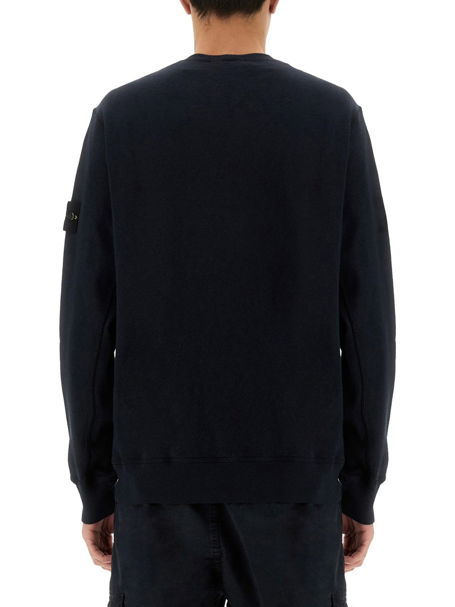 STONE ISLAND Men's Cotton Sweatshirt - Size L