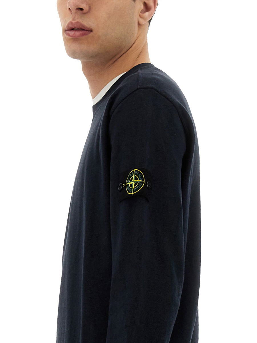 STONE ISLAND Men's Cotton Sweatshirt - Size L