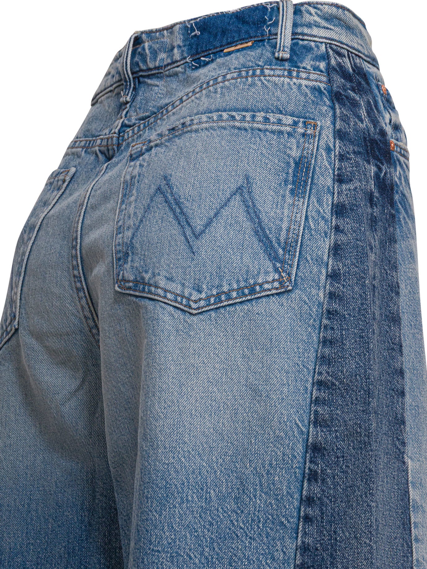 MOTHER Stylish High-Waisted Denim Trousers for Women