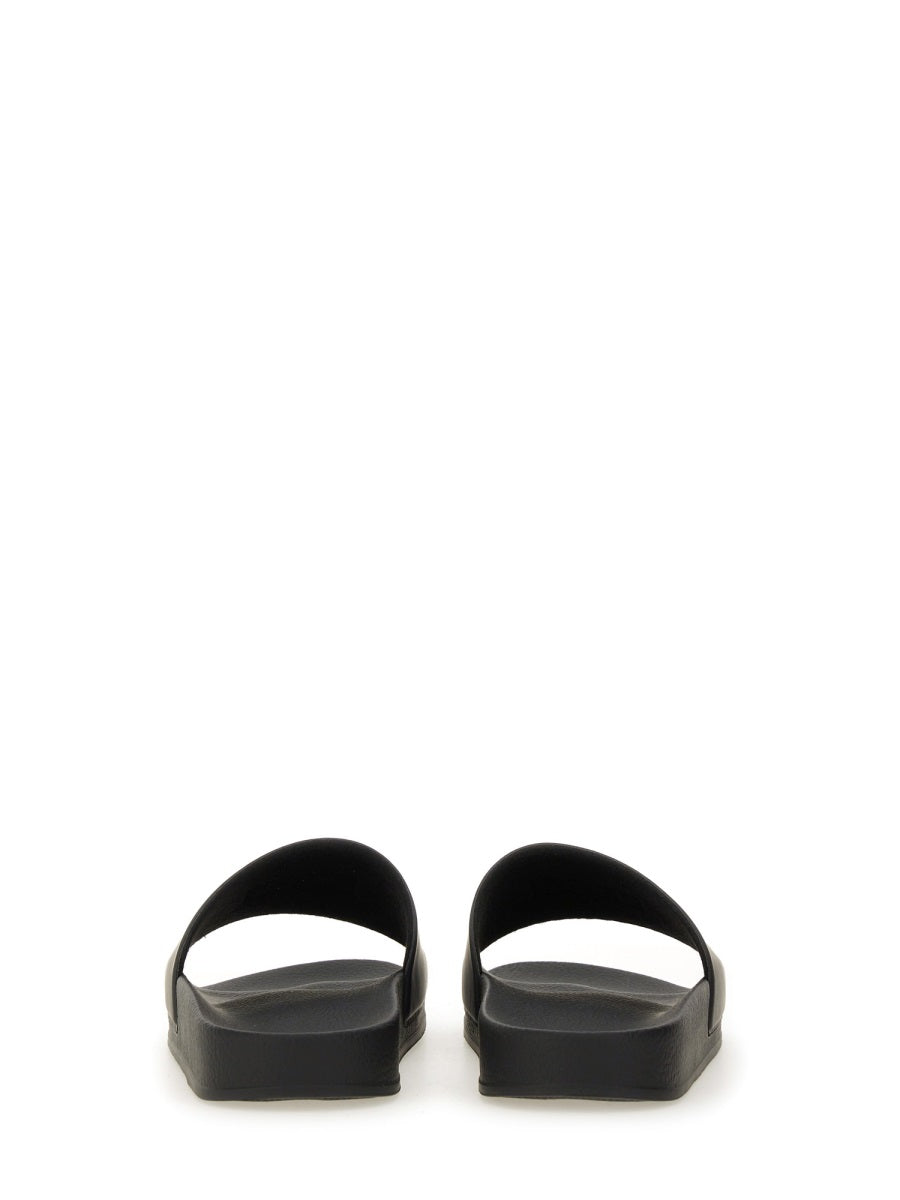 MSGM Sleek Slide Sandal with Logo