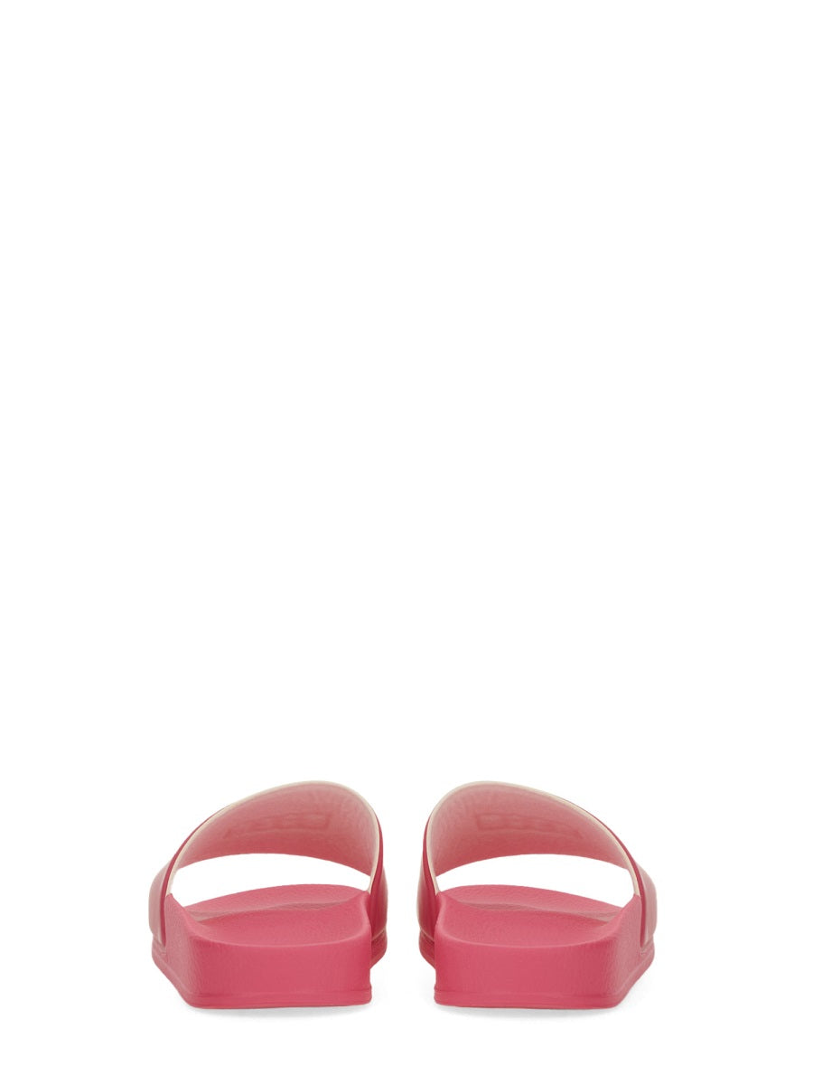 MSGM Slide Sandal with Logo