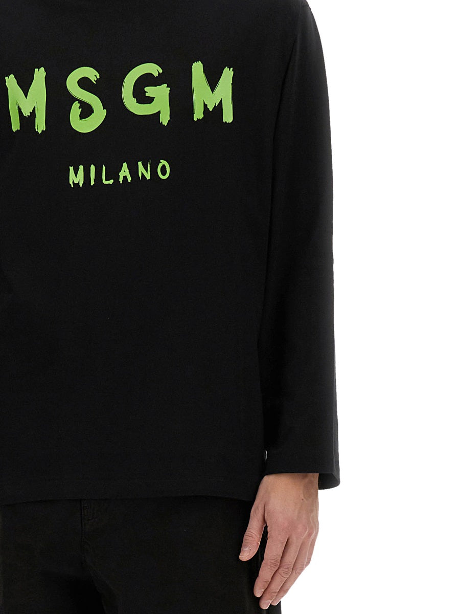 MSGM Essential Cotton Sweatshirt - Size L