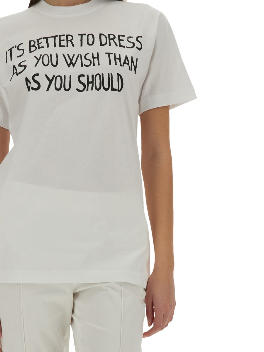 MOSCHINO Women's Regular Fit T-Shirt with Graphic Print