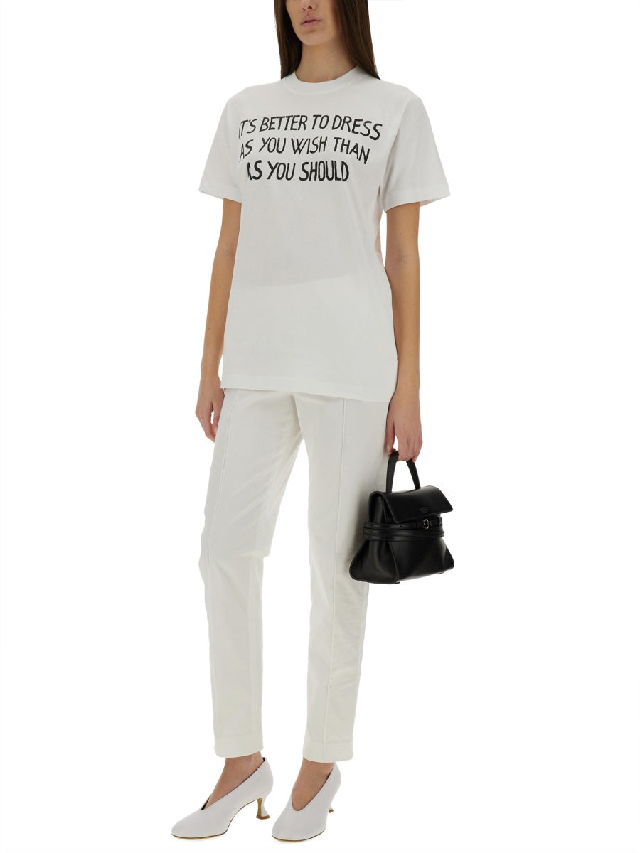 MOSCHINO Women's Regular Fit T-Shirt with Graphic Print