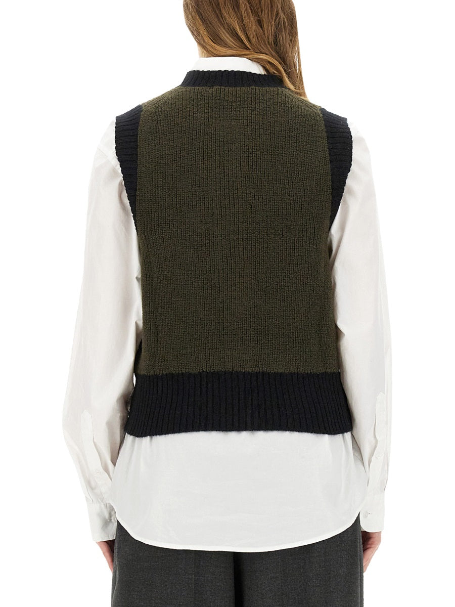 MARGARET HOWELL Wool Vest for Women - Size S