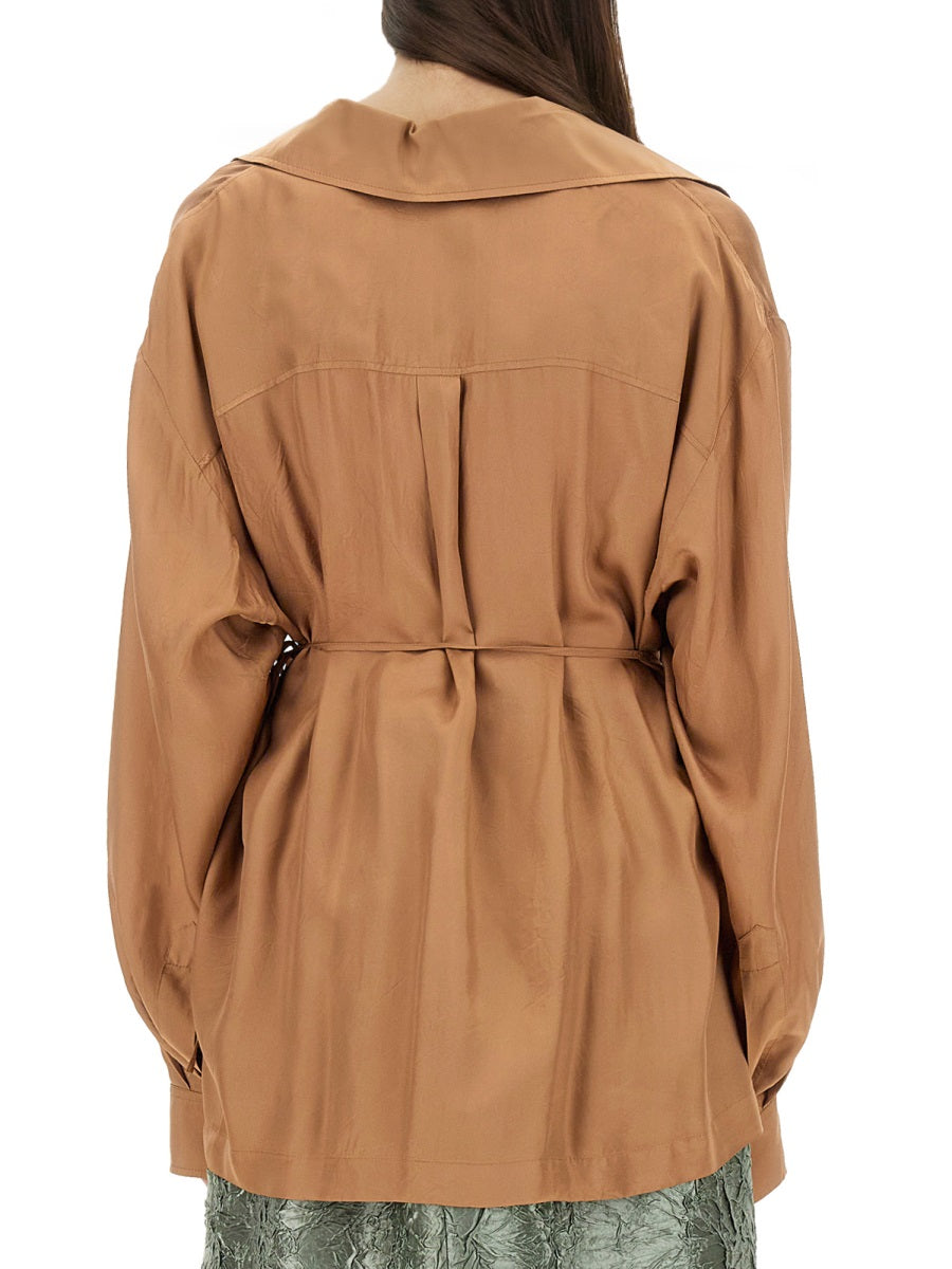 DRIES VAN NOTEN Asymmetrical Shirt - Size 34 FR