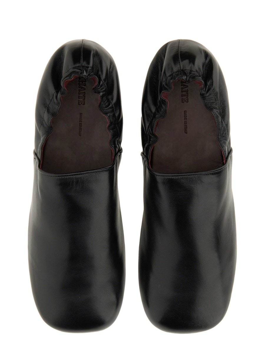 KHAITE Classic Leather Loafers