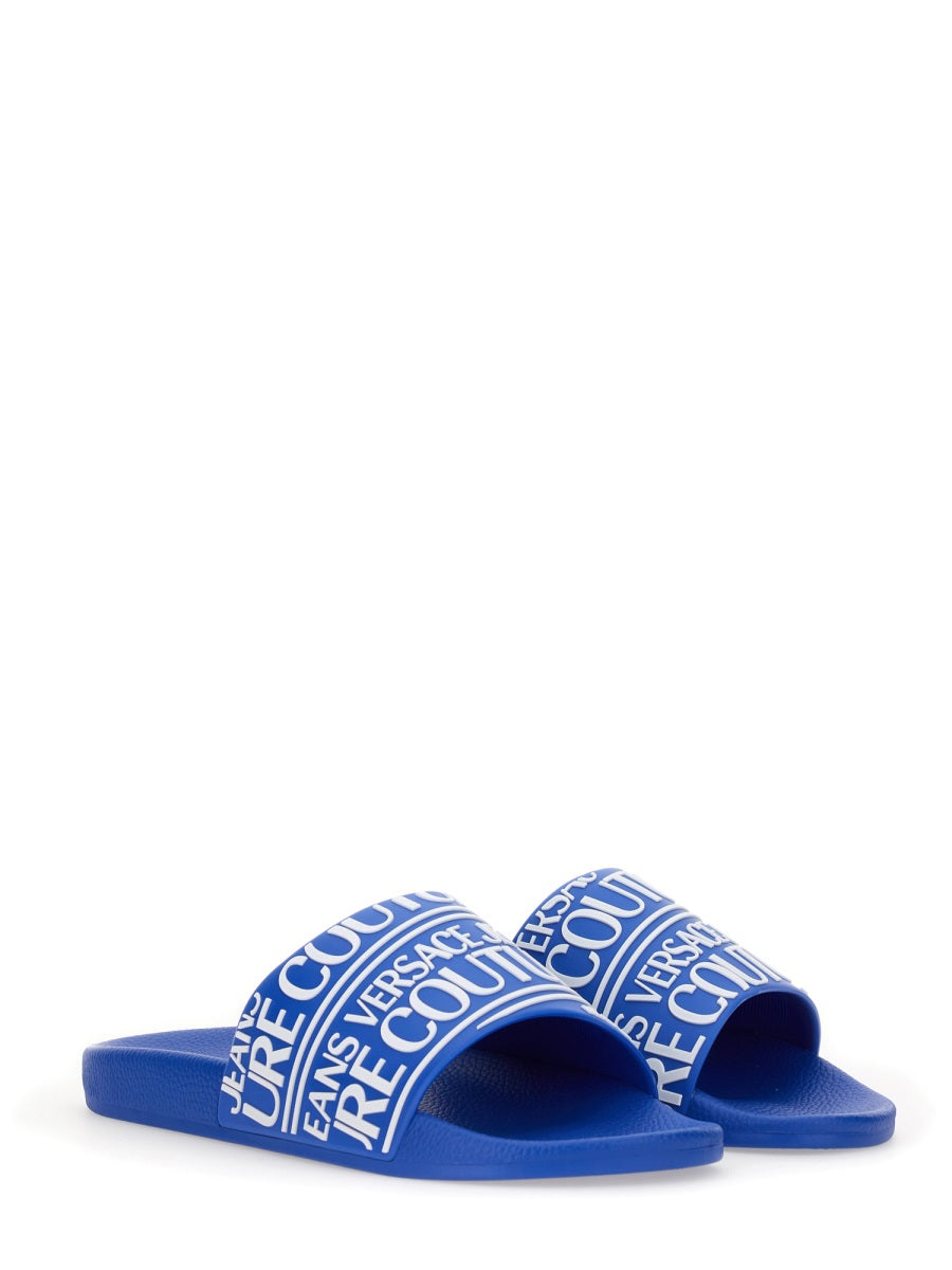 VERSACE JEANS COUTURE Men's Stylish Logo Sandal