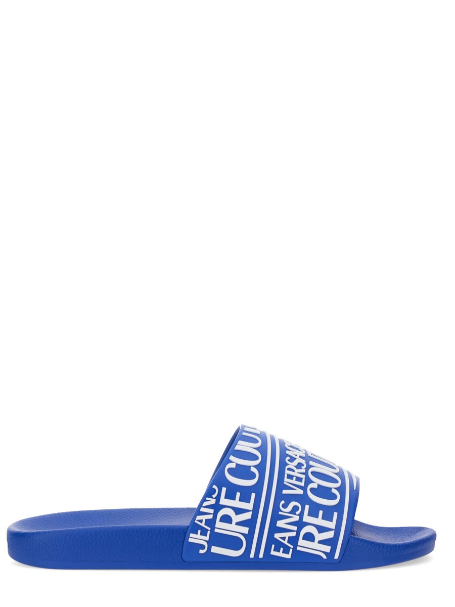 VERSACE JEANS COUTURE Men's Stylish Logo Sandal