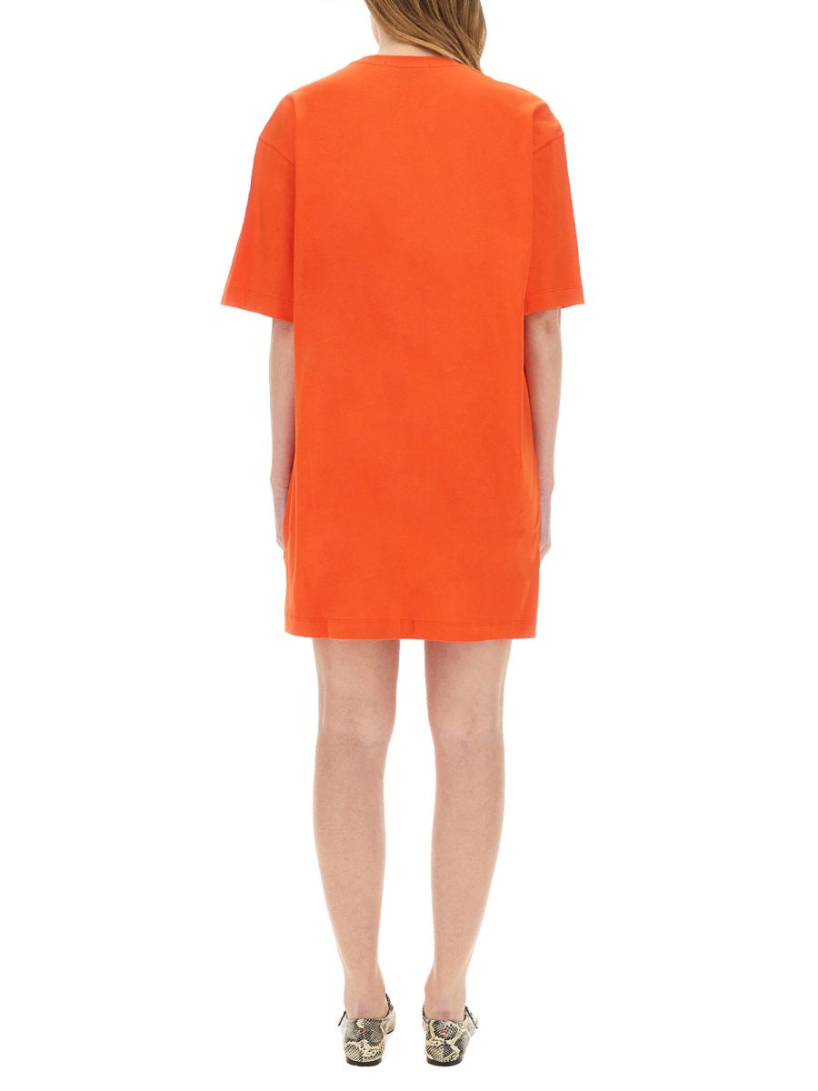 MSGM Logo Mini Dress - Regular Fit