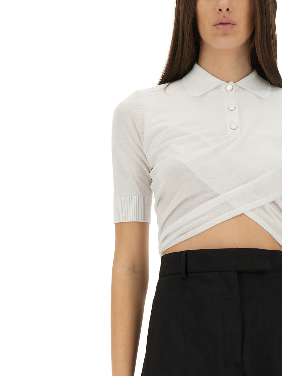 SPORTMAX Slim Fit Polo Shirt for Women - Size S