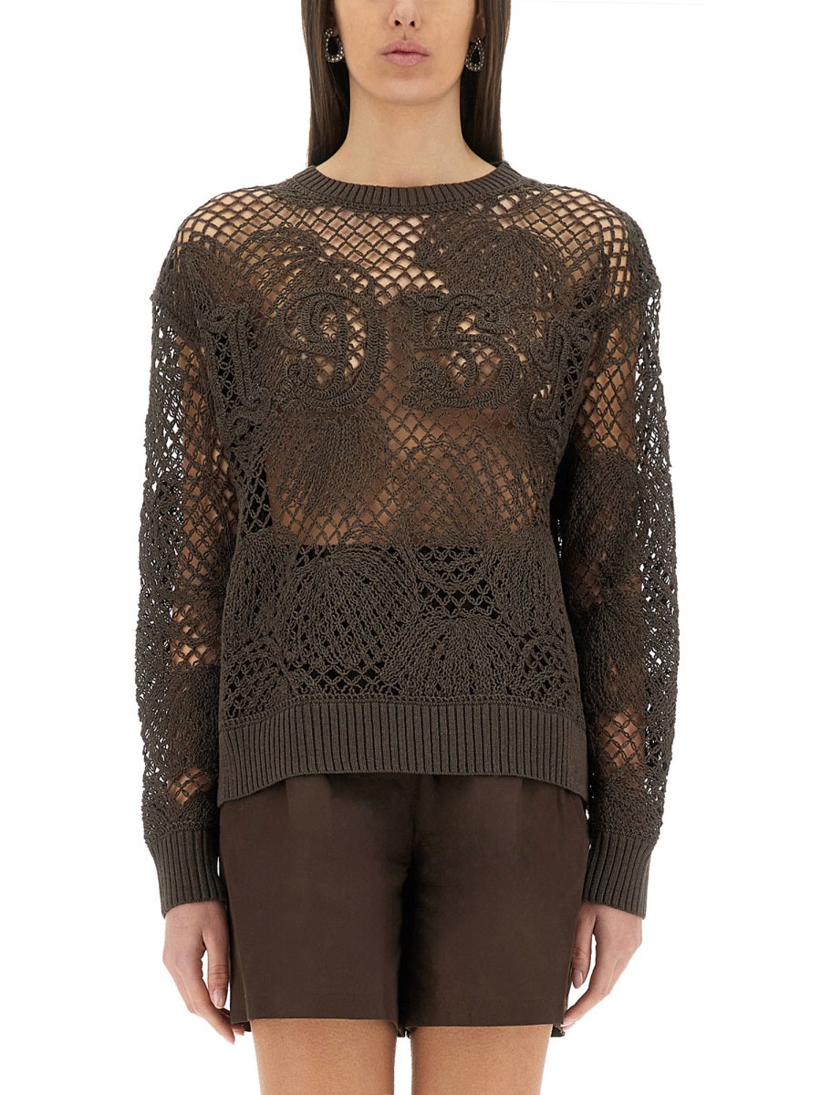 MAX MARA Mesh Top - Farea (Size S)