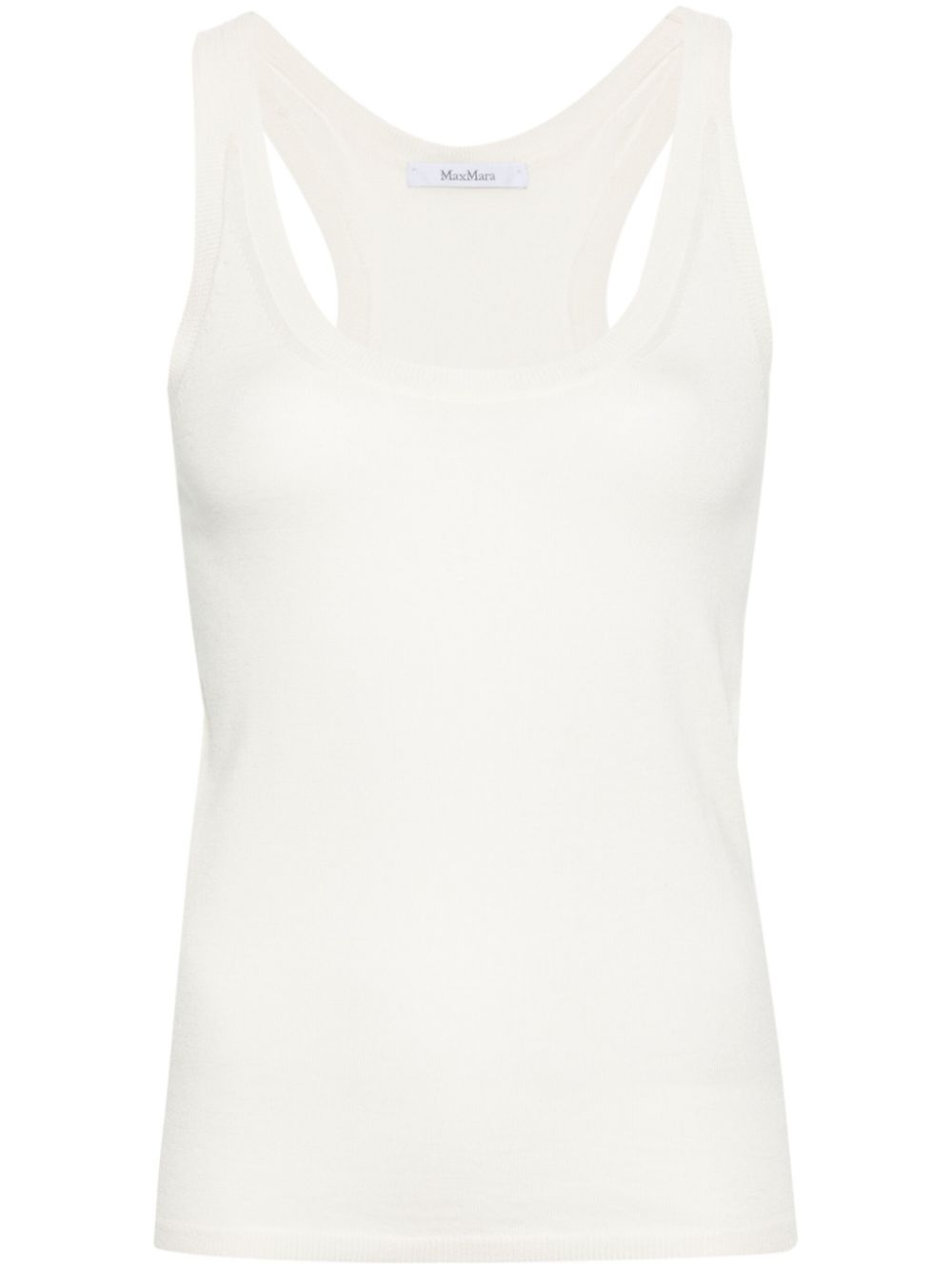 MAX MARA Cashmere Tank Top - Sleeveless Scoop Neck