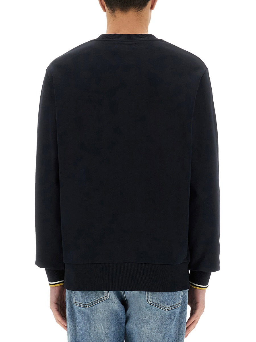 FRED PERRY Logo Sweatshirt for Men Size L