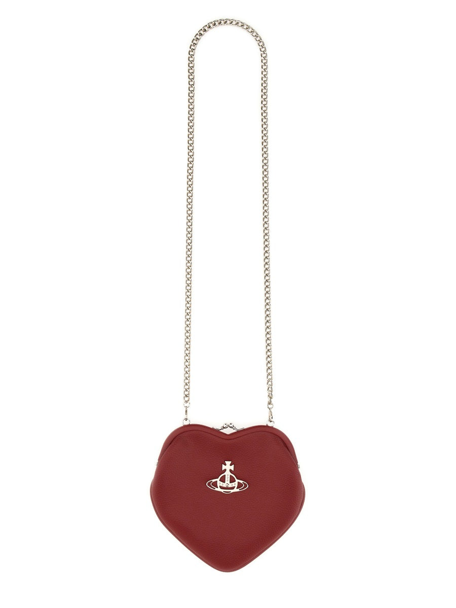 VIVIENNE WESTWOOD Mini Heart Frame Handbag