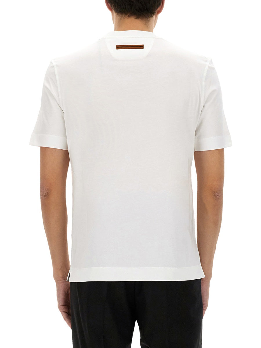 ZEGNA Men's Classic Fit T-Shirt – Size 50 IT