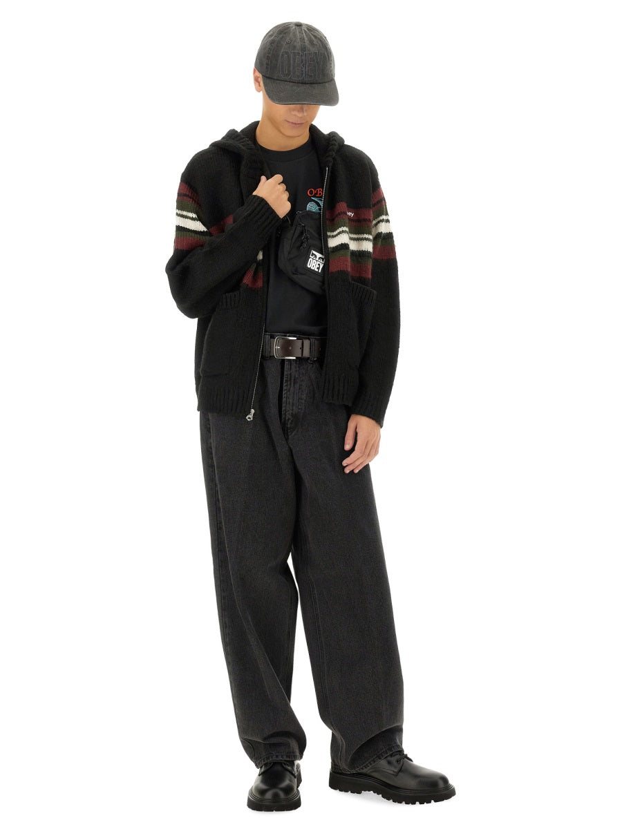 OBEY Baggy Fit Jeans for Men - Size 30