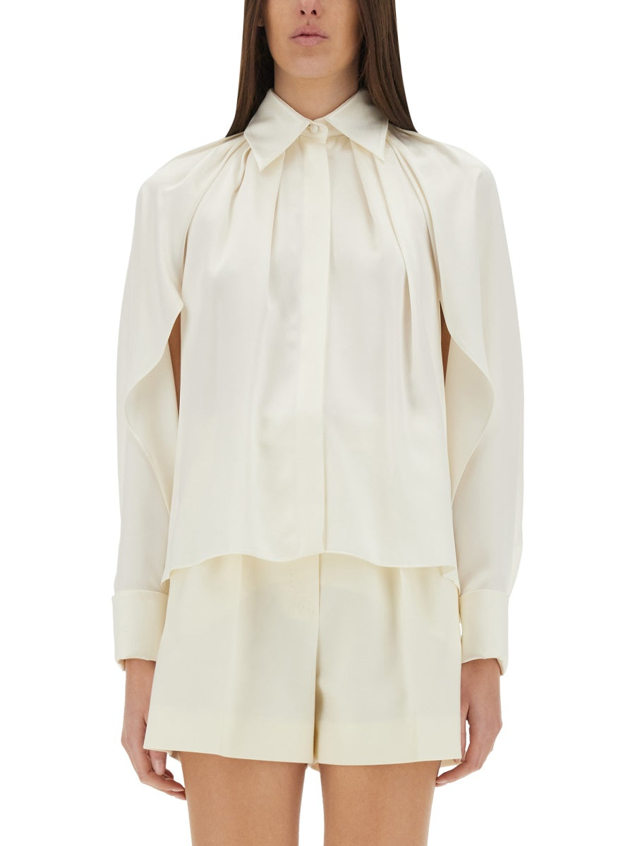 MAX MARA Silk Shirt - Willow, Size 40 IT