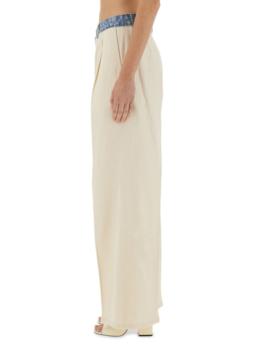 MOSCHINO JEANS Wide Fit Urban Trousers - Size 40