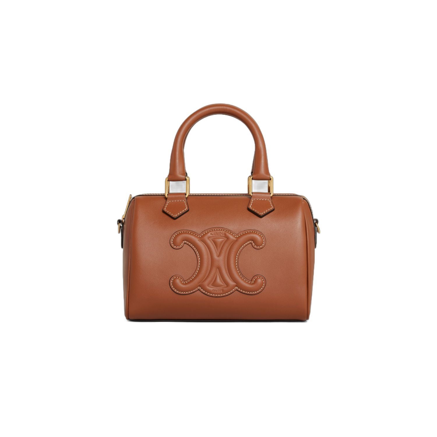 CELINE Mini Boston Handbag in Smooth Calfskin