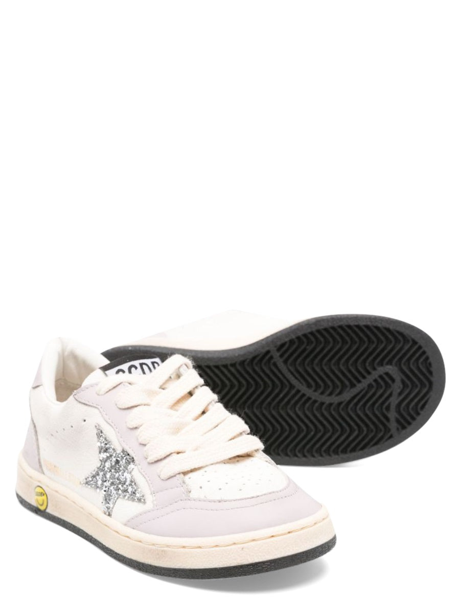 GOLDEN GOOSE Suede Leather Sneakers with Star for Kids