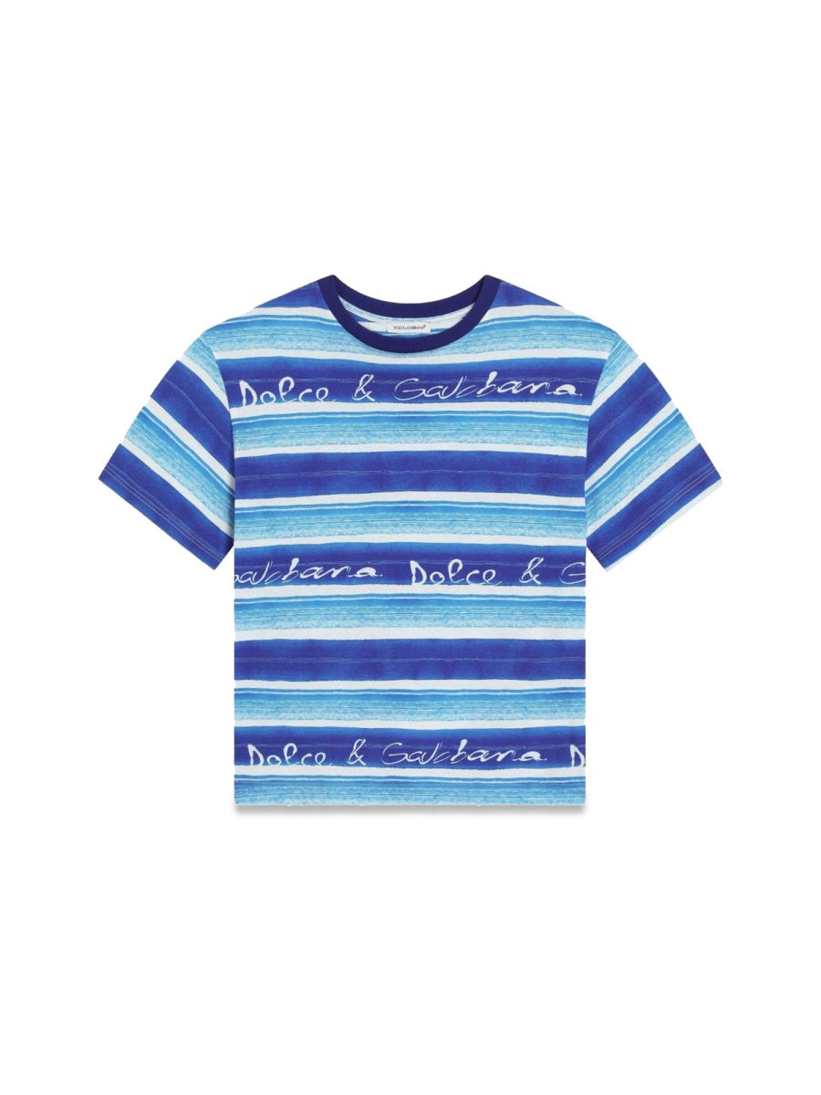 DOLCE & GABBANA Mini Short Sleeve T-Shirt for Boys