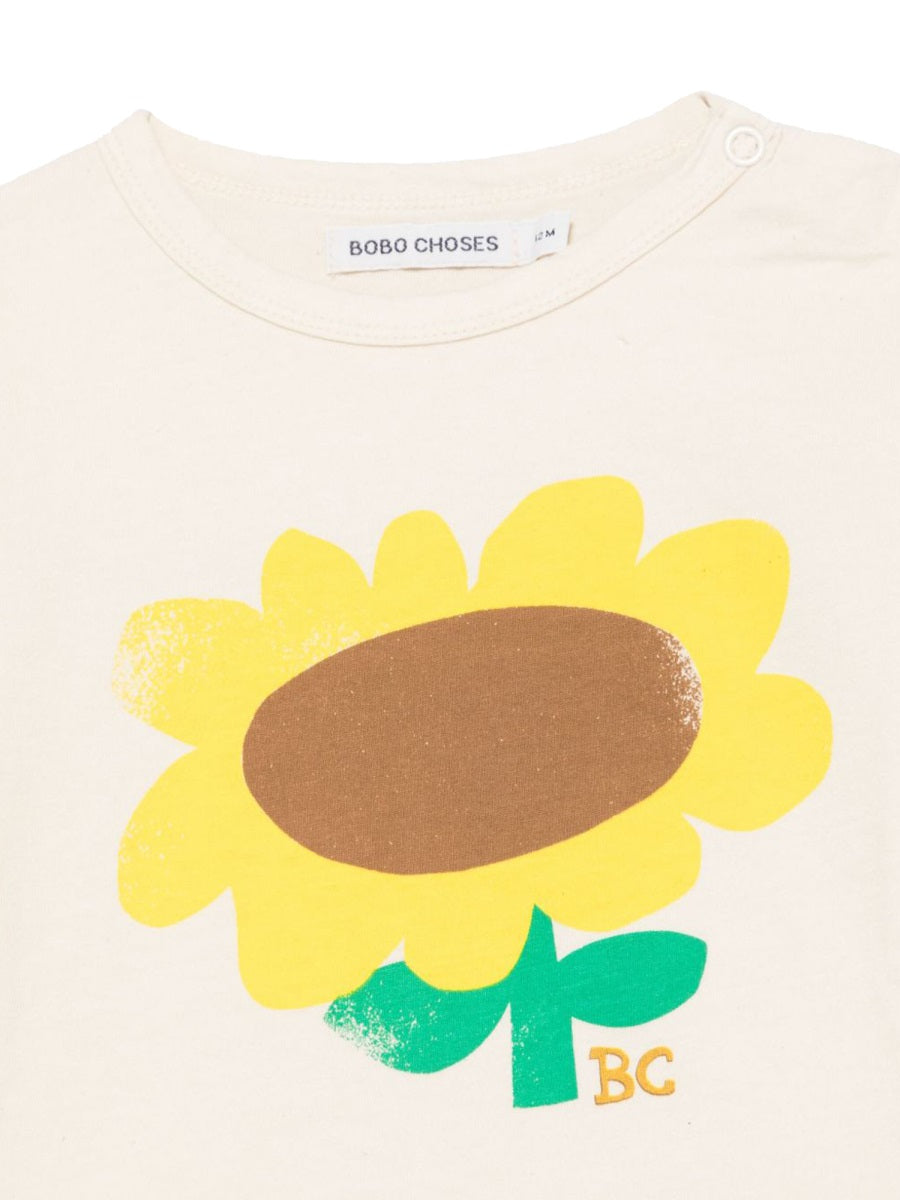 BOBO CHOSES Mini Sunflower Graphic T-Shirt