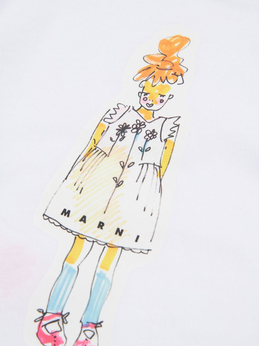 MARNI Mini Cotton Button-Up Shirt for Girls