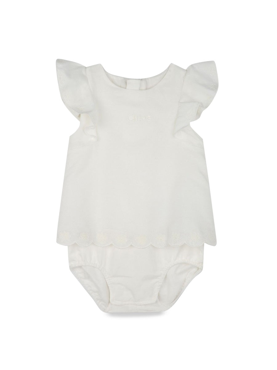 CHLOÉ Mini Dress Set with Shorts