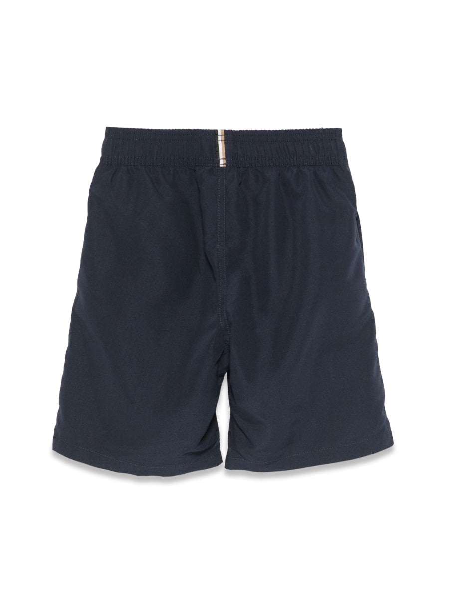 BOSS Boys' Essential Mini Bermuda Swim Shorts