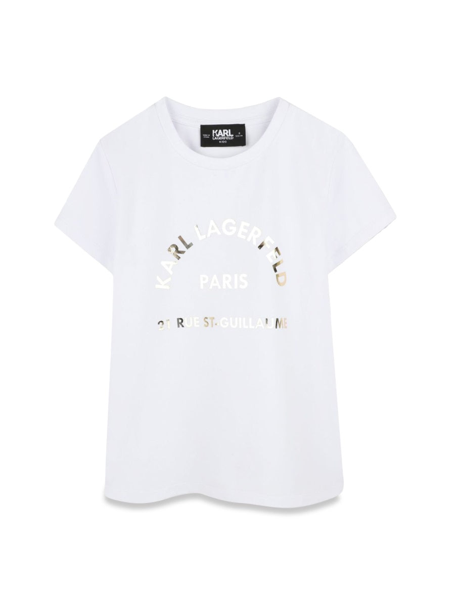 KARL LAGERFELD Chic Mini T-Shirt for Girls - SS25