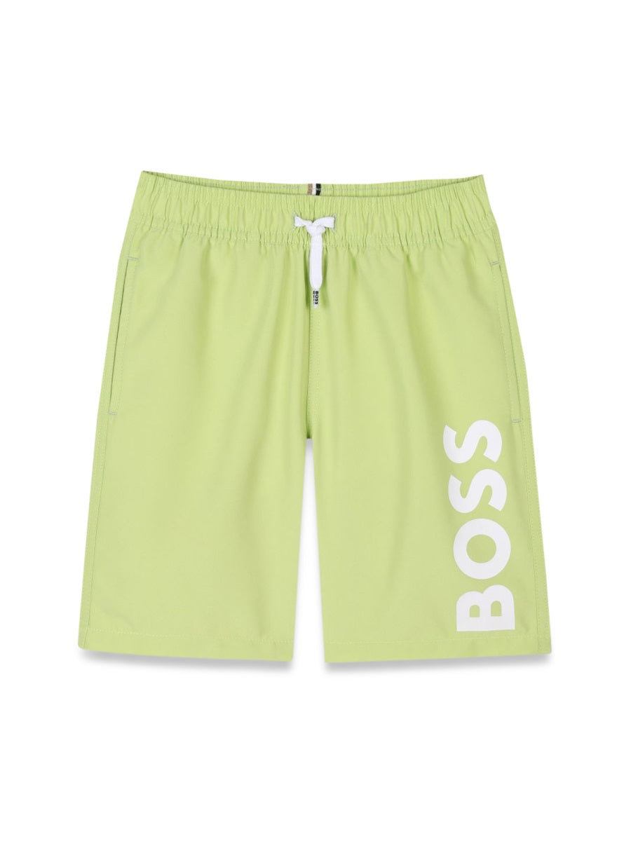 BOSS Essential Bermuda Swim Trunks for Boys