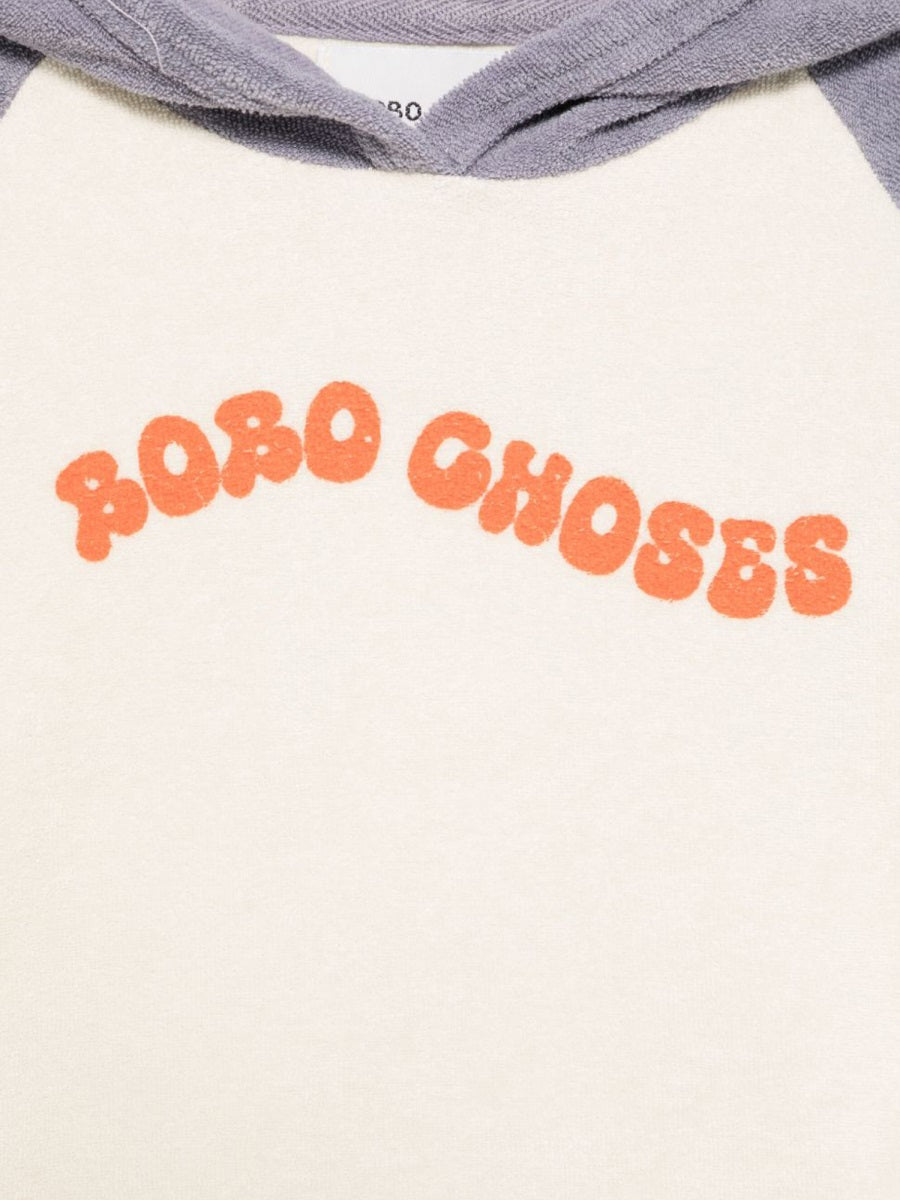 BOBO CHOSES Wavy Mini Terry Cloth Hoodie